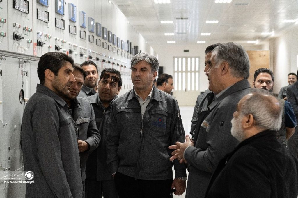 بازدید مدیرعامل شرکت معدنی و صنعتی گهرزمین از معدن