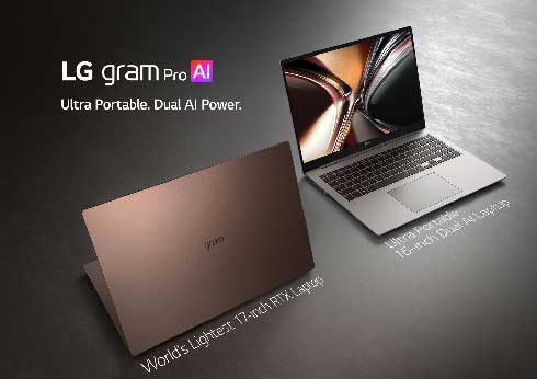 LG gram  با معرفی Aerominum، ظاهری فلزی و ممتاز و دوام تقویت‌شده ارائه می‌دهد؛ همراه با هوش مصنوعی دوگانه پیشرفته برای افزایش بهره‌وری