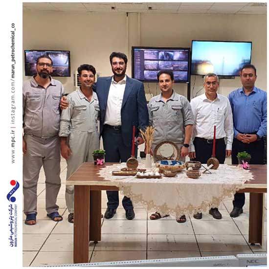 بازدید نوروزی مدیرعامل پتروشیمی مارون  از سایت اهواز و دیدار با همکاران