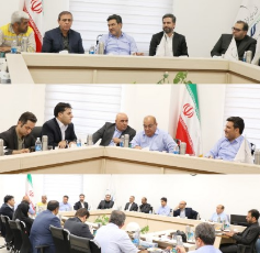 جلسه هماهنگی مراسم عملیات راه اندازی واحد آمونیاک شرکت پتروشیمی هنگام جلسه هماهنگی مراسم عملیات راه اندازی واحد آمونیاک شرکت پتروشیمی هنگام