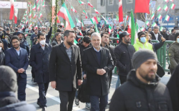 حضور مدیرعامل بانک دی در راهپیمایی ۲۲ بهمن
