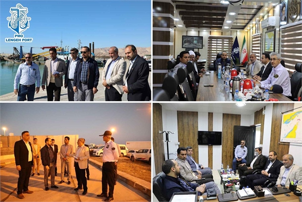 بازدید معاون برنامه‌ریزی سازمان بنادر از بندر لنگه/ لزوم جذب سرمایه‌گذار برای ادامه رشد شتابنده در بندر لنگه
